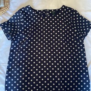 Jcrew blouse with back button closure